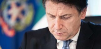 Giuseppe Conte, leader del Movimento 5 Stelle a Vicenza per sostenere la candidatura a sindaco di Edoardo Bortolotto giuseppe conte