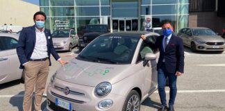 Coronavirus, due Fiat 500 ibride in comodato gratuito per la consegna dei buoni spesa