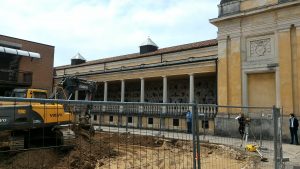 Giardino degli Angeli, lavori al cimitero