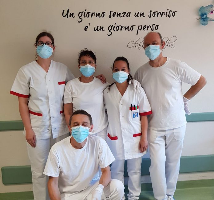 Personale sanitario reparto 6 Ipab di Vicenza