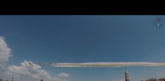 Festa della Repubblica, il sorvolo delle Frecce Tricolori su Venezia