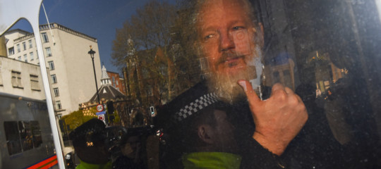 Assange detenuto a Belmarsh, la Giuantanamo inglese (ALBERTO PEZZALI / NURPHOTO)