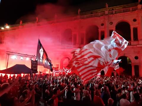 festa dei tifosi del LR Vicenza