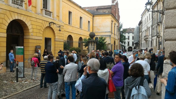 persone per Salvini a Vicenza