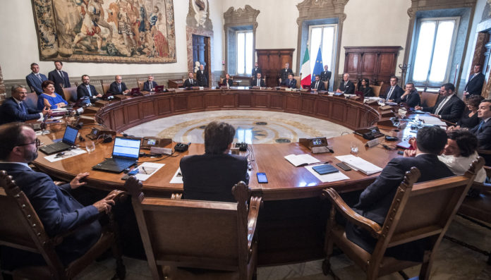 Consiglio dei Ministri (Foto Roberto Monaldo / LaPresse)