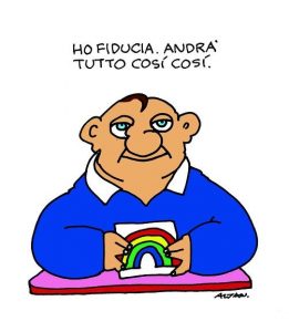 Vignetta di Altan per l'Espresso