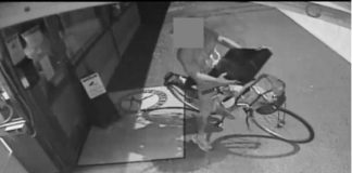 Spaccata notturna alla fioreria del cimitero, grazie alle telecamere Polizia locale rintraccia a Campo Marzo 34enne senza fissa dimora Fotogramma spaccata in fioreria