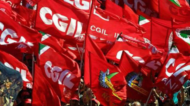 Bandiere della Cgil Bandiere della Cgil