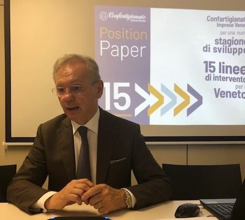 Agostino Bonomo, presidente Confartigianato Imprese Veneto