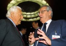 I focus de “Il Foglio” tra guerra in Ucraina, Lollobrigida, Cina e Vaticano, il parallelo tra Gianni Agnelli e Silvio Berlusconi Gianni Agnelli con Romiti: dello storico presidente Fiat parla il Foglio per un suo parallelo con Silvio Berlusconi