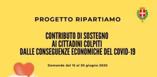 Coronavirus, da lunedì 17 agosto al via le domande per richiedere un contributo di 500euro
