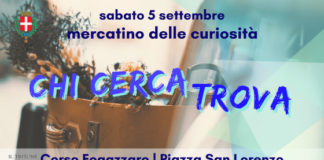 Mercatini, sabato 5 settembre ritorna in corso Fogazzaro “Chi cerca trova”
