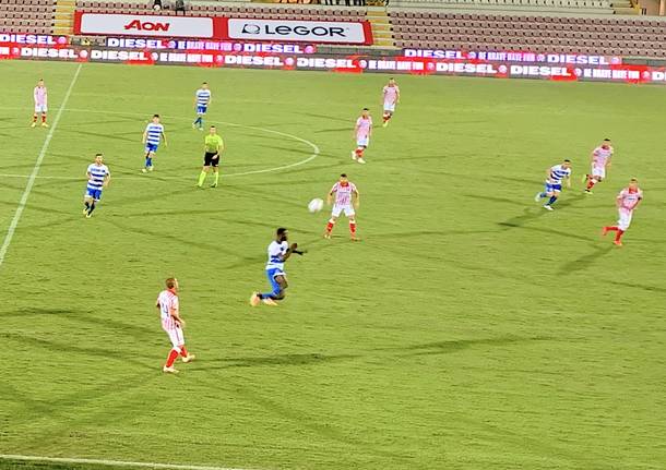 Lr Vicenza vs Pro Patria in Coppa Italia.