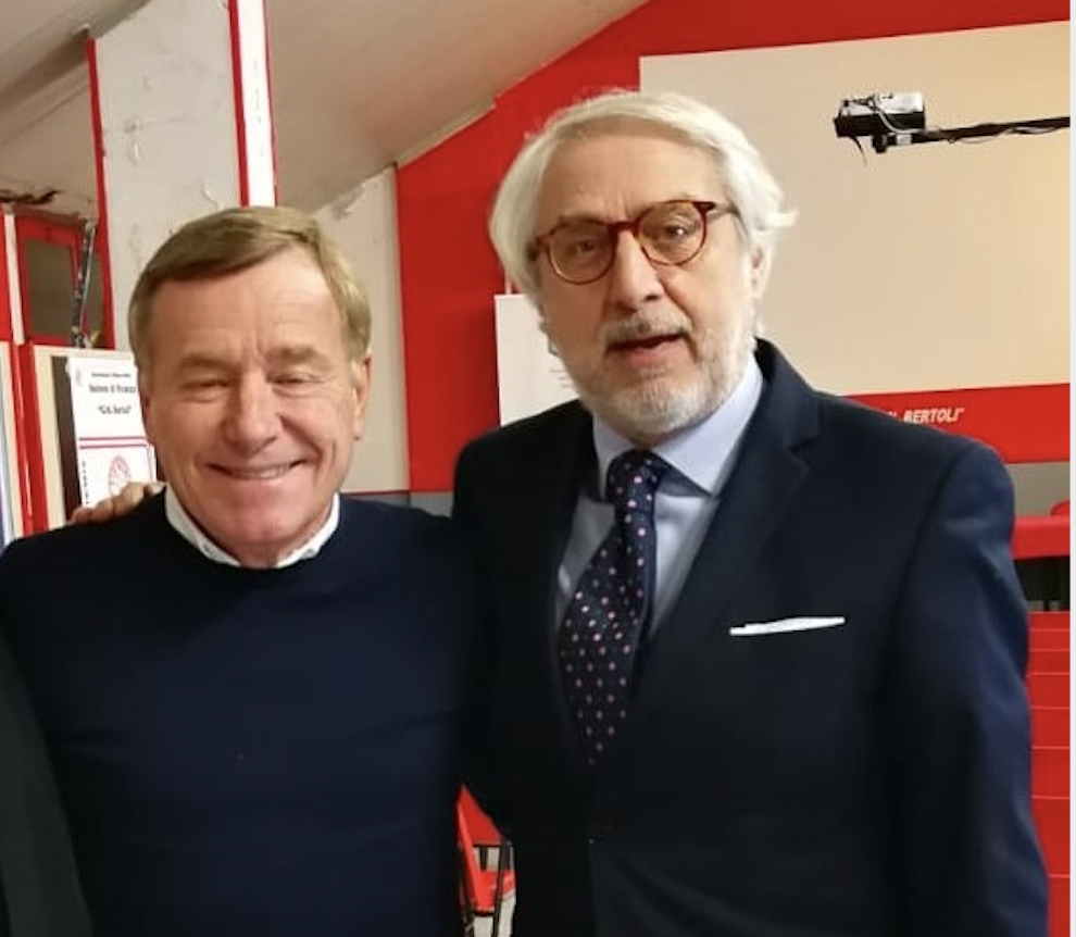 Gianni Poggi con Pieraldo Dalle Carbonare