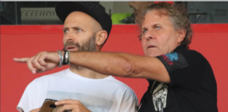 Ipotesi sul futuro dell’Lr Vicenza. Poggi: se si salva potrebbe trovare un acquirente. In C resta quasi per forza Rosso Stefano Rosso, presidente del Lr Vicenza, con Renzo Rosso, presidente del gruppo Otb