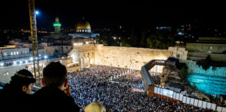 Yom Kippur 2020 a distanza per il covid ma con segni di pace: si celebra da domenica 27 settembre prima del tramonto fino al crepuscolo del 28 Yom Kippur 2019, preghiera al Muro del Pianto