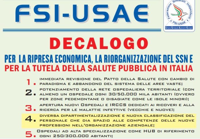 decalogo fsi usae regione veneto sanità