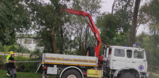 Fiume Astichello, rimozione di sei piante cadute durante il maltempo del fine settimana