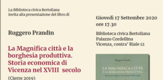 L’economia vicentina del ‘700 raccontata nel libro di Prandin