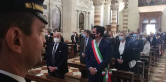 Cerimonia religiosa a Vicenza per San Michele Arcangelo, patrono della Polizia di Stato