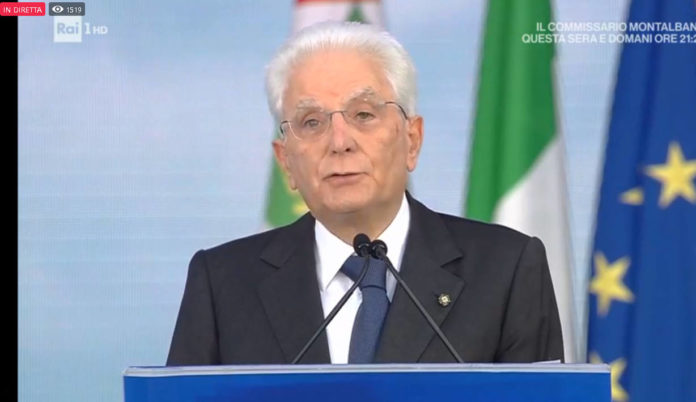 Mattarella a Vo