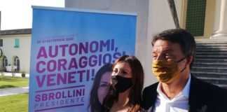 Renzi a Vicenza: “Zaia finge di non essere sovranista” Renzi