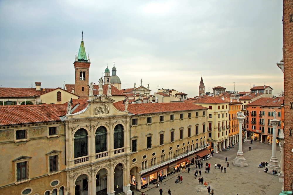 Vicenza, uno scorcio di piazza dei Signori
