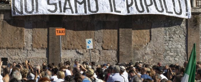 Nasce il governo ombra dopo la manifestazione a Roma del 10 ottobre 2020