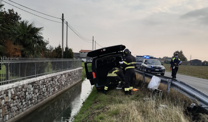 Incidente in via Bassanese (S.P. 52) a Pozzoleone