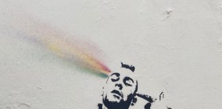 Covid: messaggio di pace di Evyrein, il “Banksy vicentino” Banksy