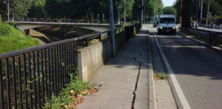 Marciapiede di viale Margherita, sabato 24 ottobre indagini geologiche