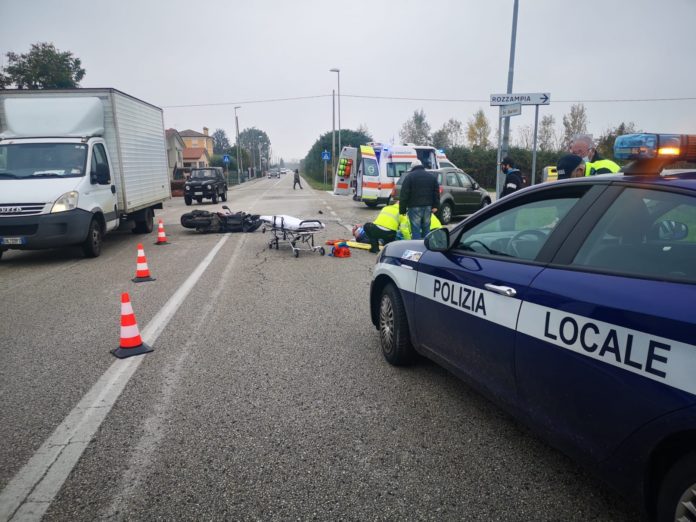 Thiene schianto tra auto e moto