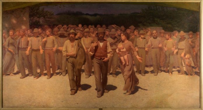 Giuseppe Pellizza da Volpedo, Il quarto stato, 1898-1901