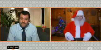 “No al Natale chiusi in casa”: Salvini e la faccia come il C…ovid. A gennaio criticherà il governo per non aver impedito la terza ondata? Salvini triste per Babbo Natale