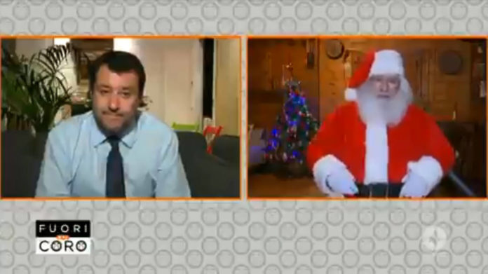 Salvini Babbo Natale Salvini triste per Babbo Natale