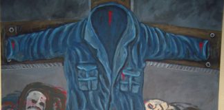 Letterine di Natale di ViPiù, Giorgio Langella: “cosa augurarsi tra morti sul lavoro e attacchi a Assange, Peltier, Coviello e altri? Non rassegniamoci!” Un dipinto di Carlo Soricelli