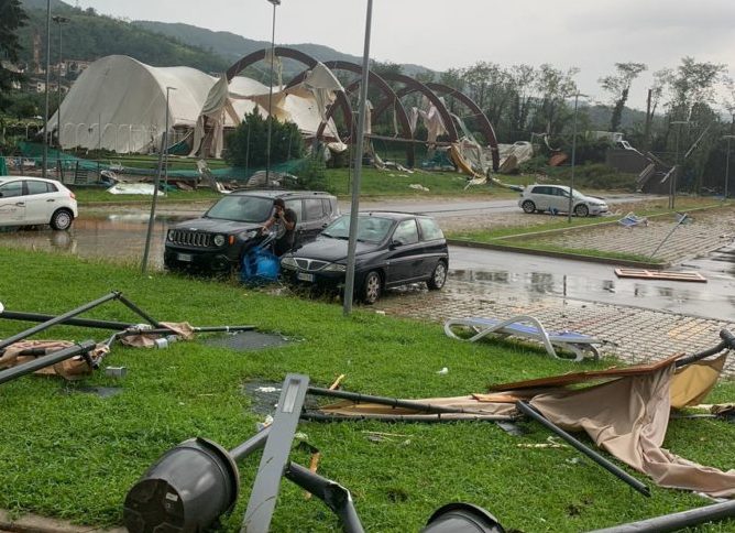 I danni del maltempo del 29 agosto ad Arzignano