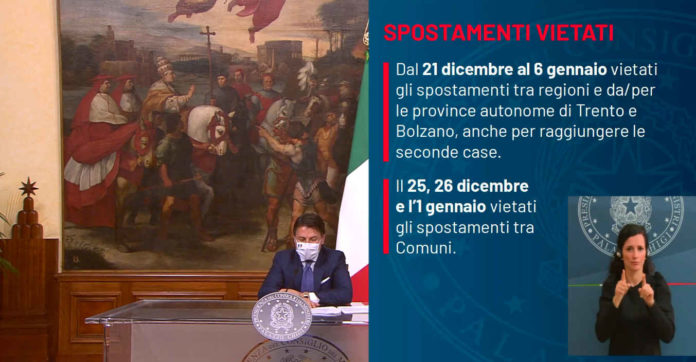 Giuseppe Conte dpcm 4 dicembre