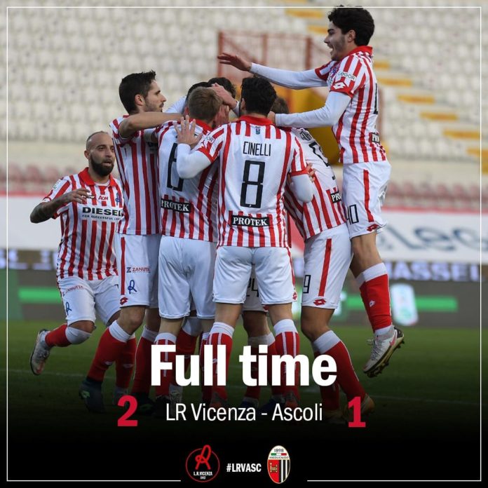 LR Vicenza Ascoli vittoria