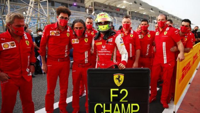 Mick Schumaker conquista il mondiale di Formula 21con la vicentina Prema (foto la Repubblica)