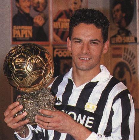 Roberto Baggio vince il pallone d'oro