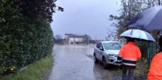 Maltempo, chiuse quattro strade nella zona est di Vicenza
