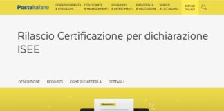 Poste Italiane: anche in provincia di Vicenza online i dati 2021 per richiedere l’ISEE ISEE, Poste Italiane