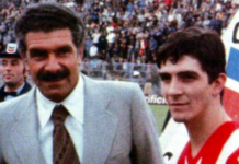 Vicenza ricorda Giussy Farina, il presidente del secondo posto in A e dei cinque miliardi per Paolo Rossi Giussy Farina e Paolo Rossi all'poca del Real Vicenza