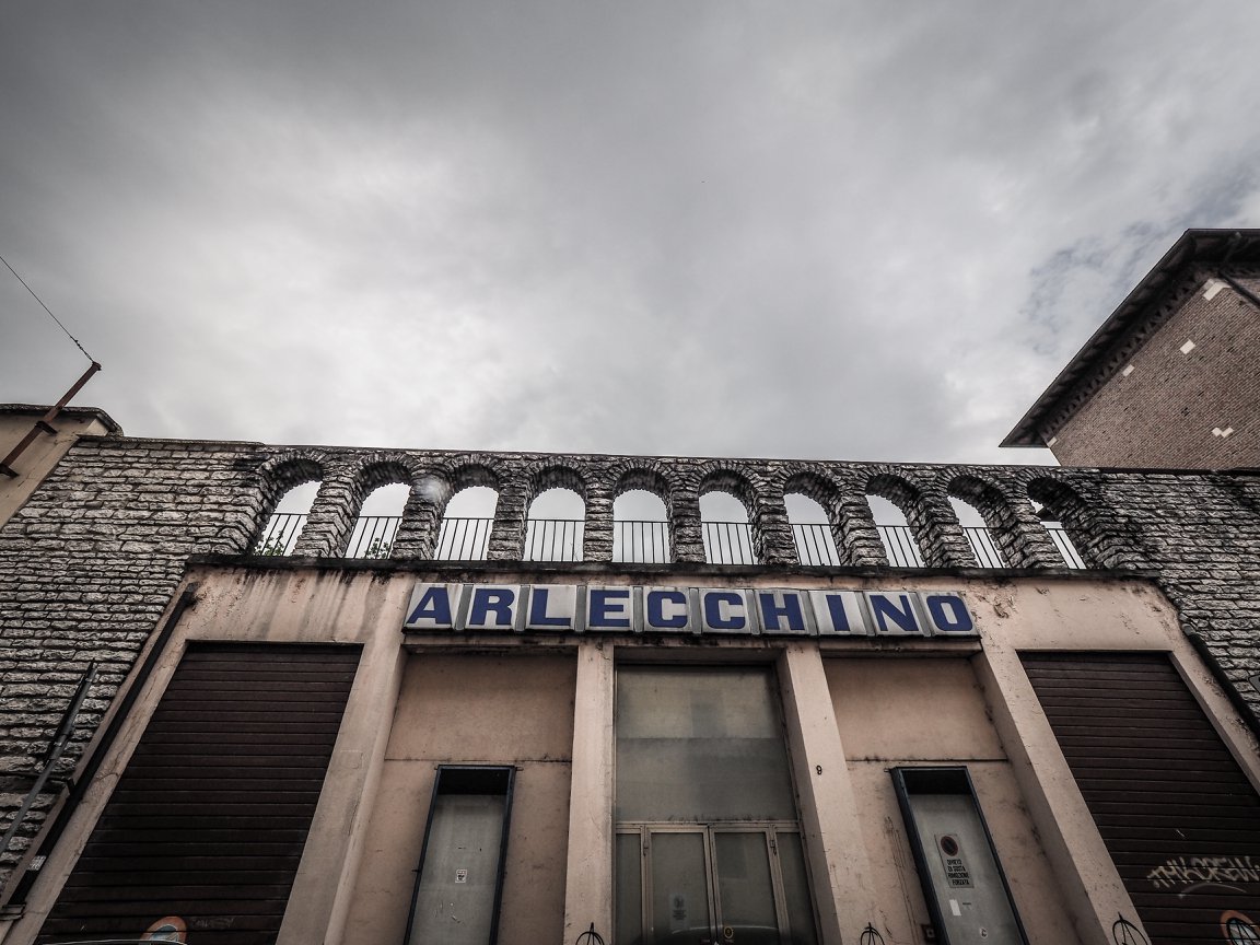 I Giardini Salvi in abbandono, l'ex cinema Arlecchino