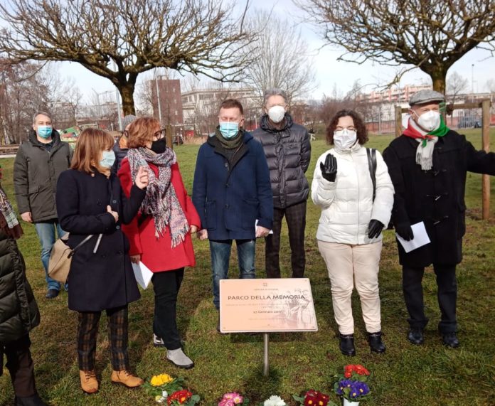 Parco Fornaci abbraccio della memoria