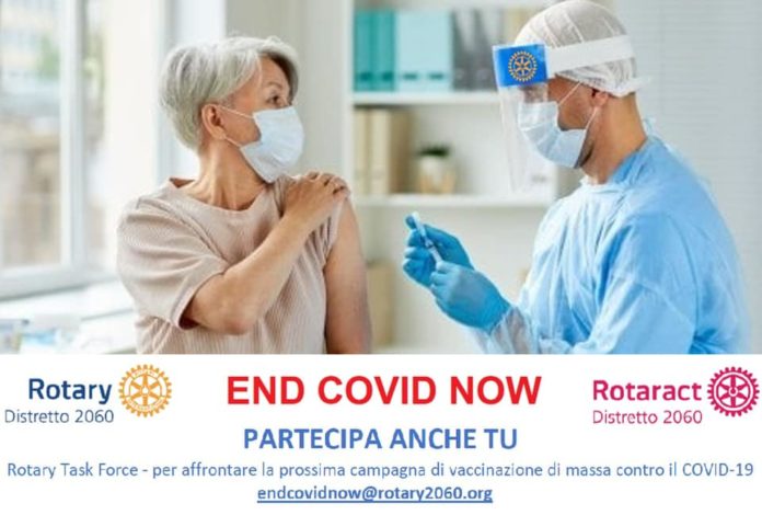 end covid now Rotary Triveneto