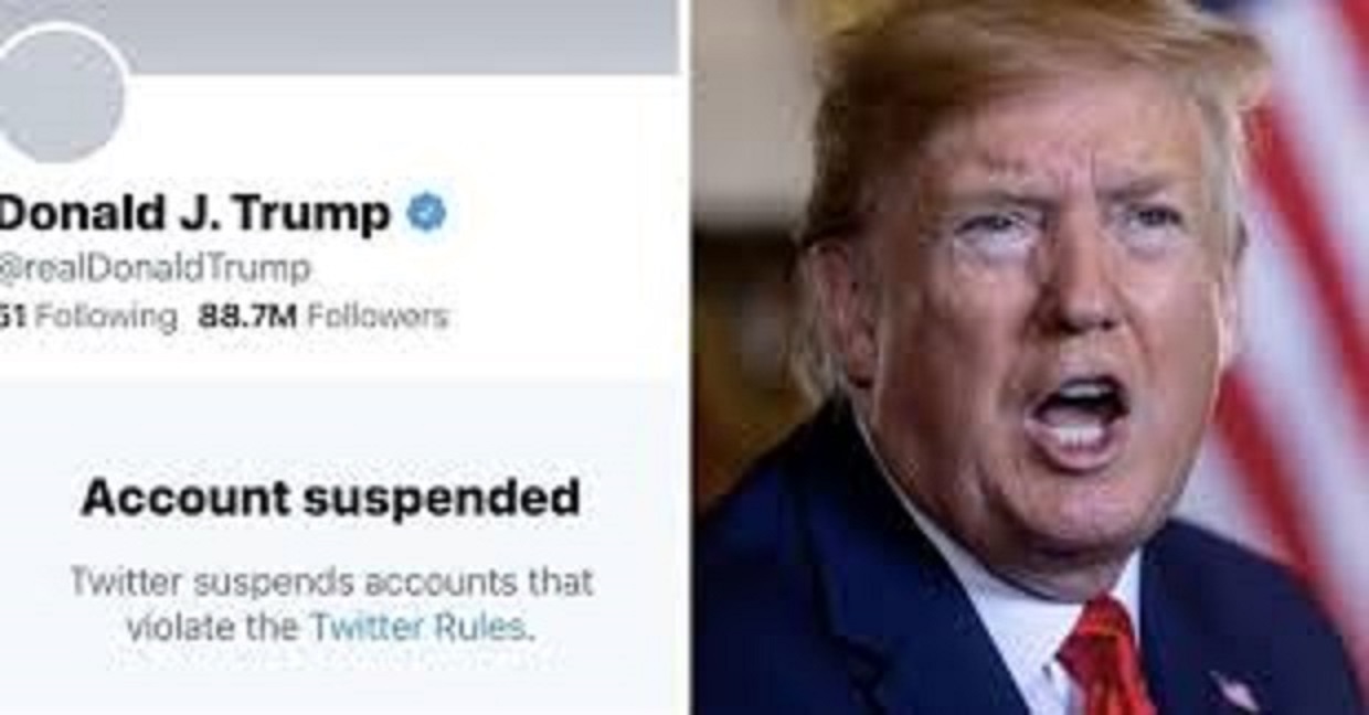 Account Twitter Trump sospeso