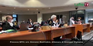 Processo BPVi, Giovanni e Giulio Manfredini: “Zigliotto che nulla poteva sapere imputato ma Monorchio e Dossena no. E Bankitalia?”. Calendario ultime udienze