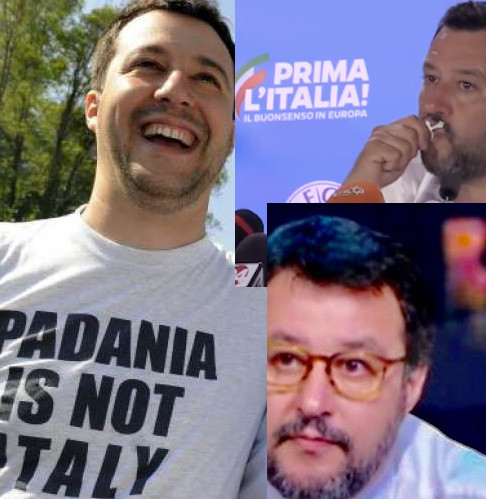La trasformazione di Salvini